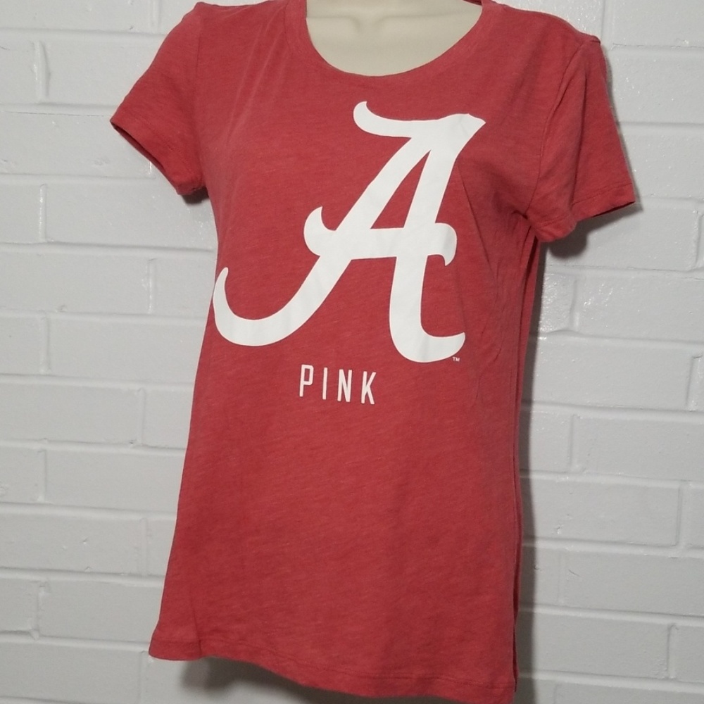 Pink by Victoria's Secret T-shirt size small w/ A